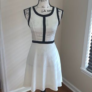 Altar’d State cream & black dress small